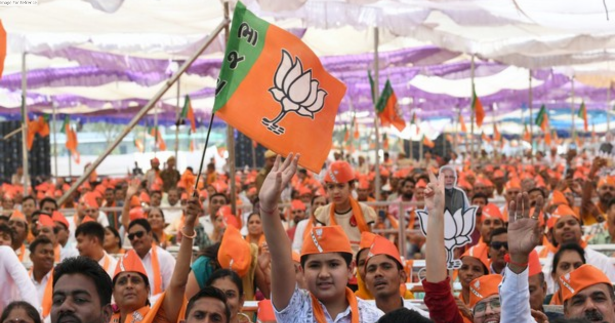 Gujarat Polls: Scarves printed with 